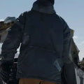 Ren Watabe Hooded Grey Polyester Jacket