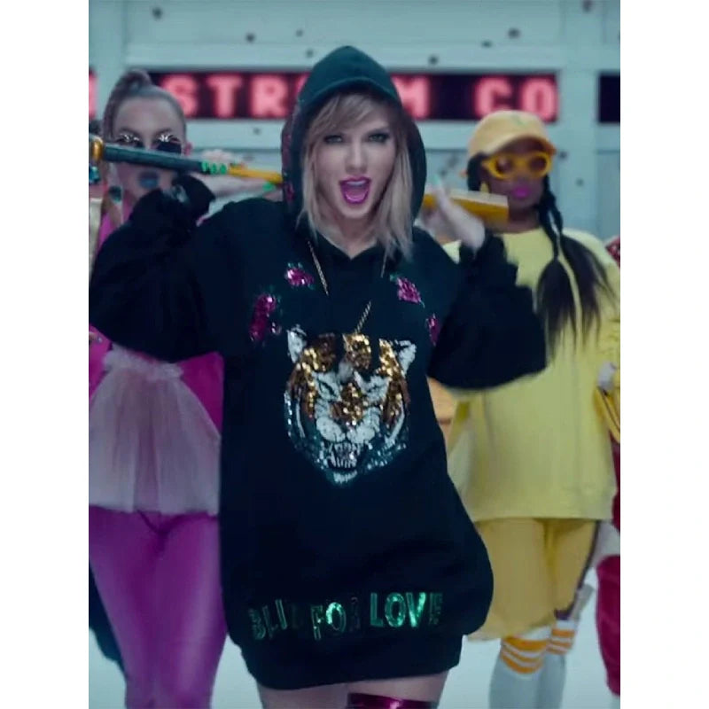 Taylor Swift Blind For Love Tiger Print Hoodie