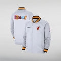 Miami Heat Dugout Grey Jacket