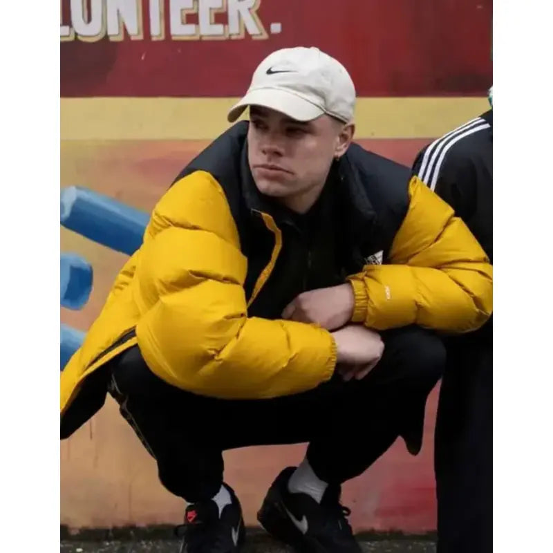 Kneecap 2024 Naoise Yellow Puffer Jacket For Unisex