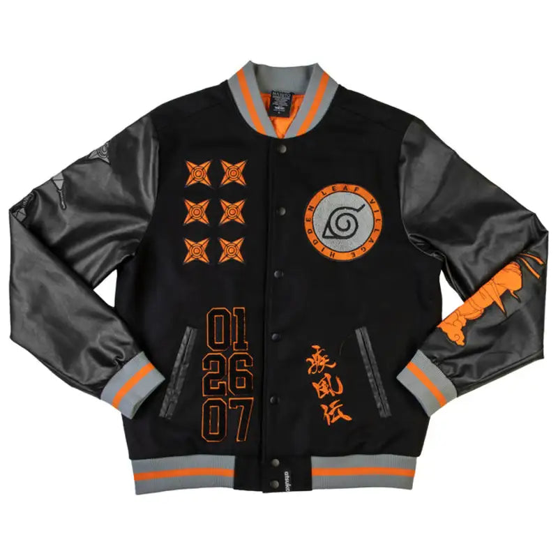 Hidden Leaf Village Varsity Jacket For Men & Women