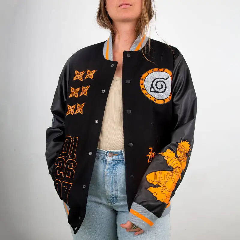 Hidden Leaf Village Varsity Jacket For Men & Women