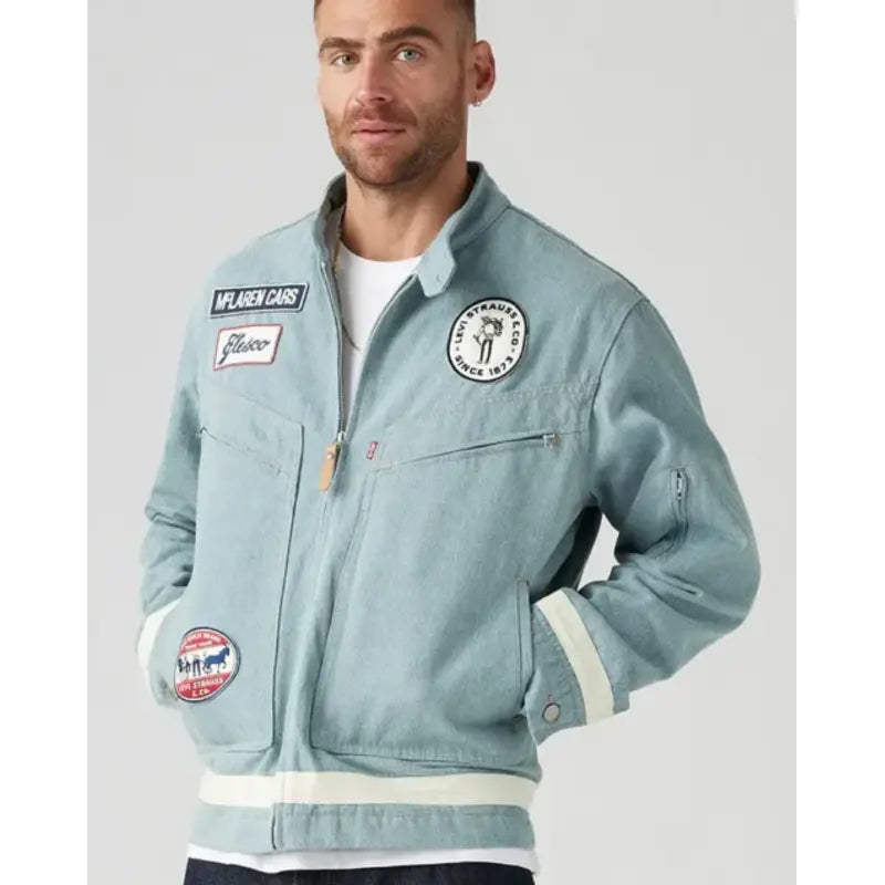 Levi’s x McLaren Light Indigo Cotton Racing Jacket