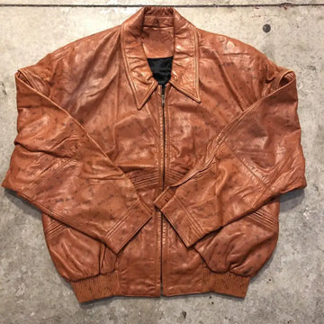 Marc Buchanan Pelle Pelle Brown Vintage 90s Leather Jacket