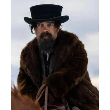 The Thicket 2024 Peter Dinklage Brown Fur Coat