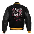 Property Of Joker Black Bomber Wool Jacket