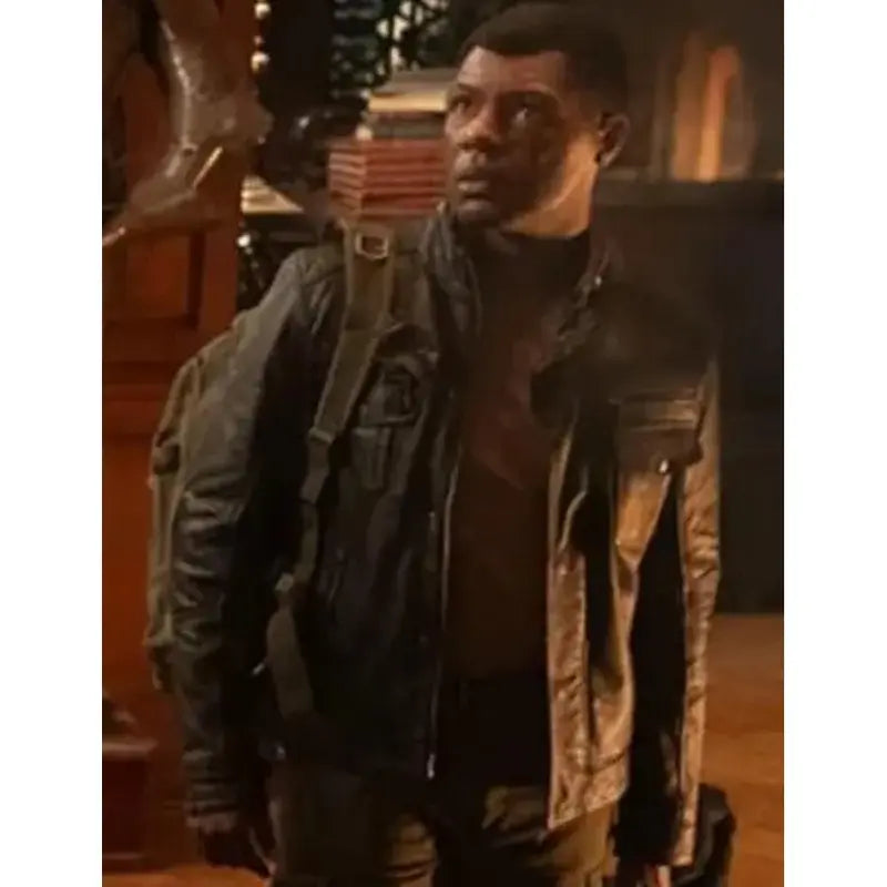 Abigail Rickles Black Leather Jacket