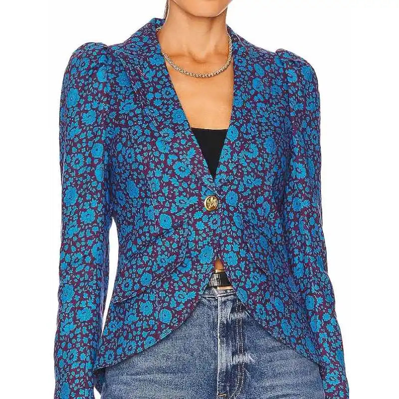 Harriet Dyer American Auto S02 Floral Blazer
