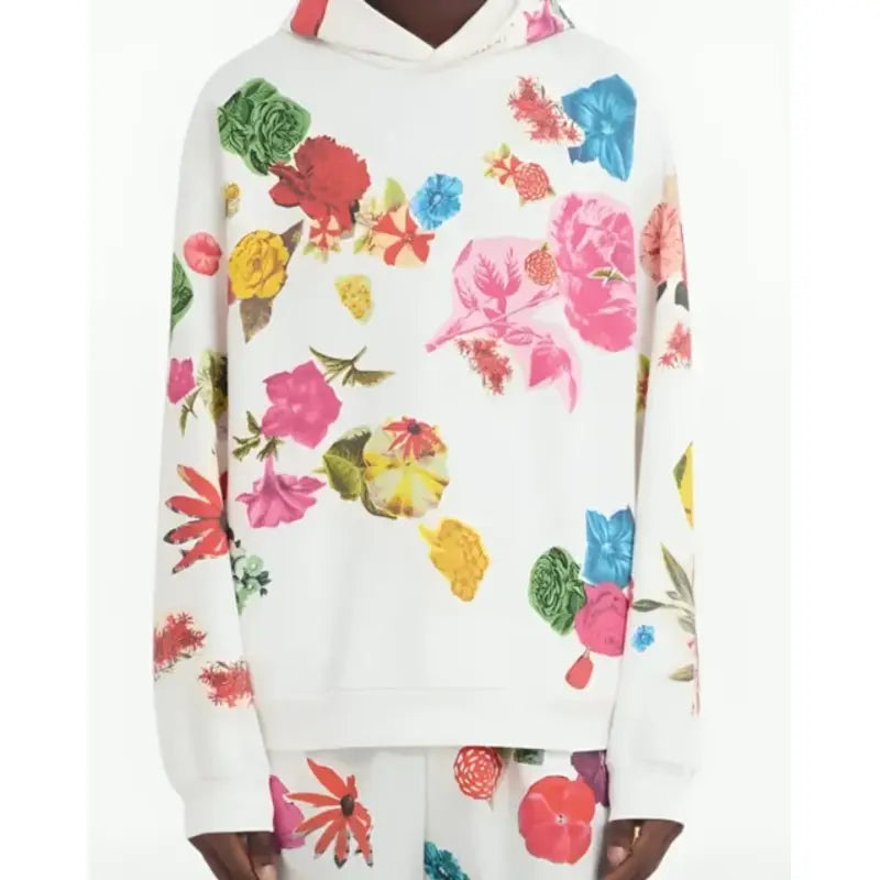 Anthony Davis USA Men’s Training Camp White Floral Hoodie