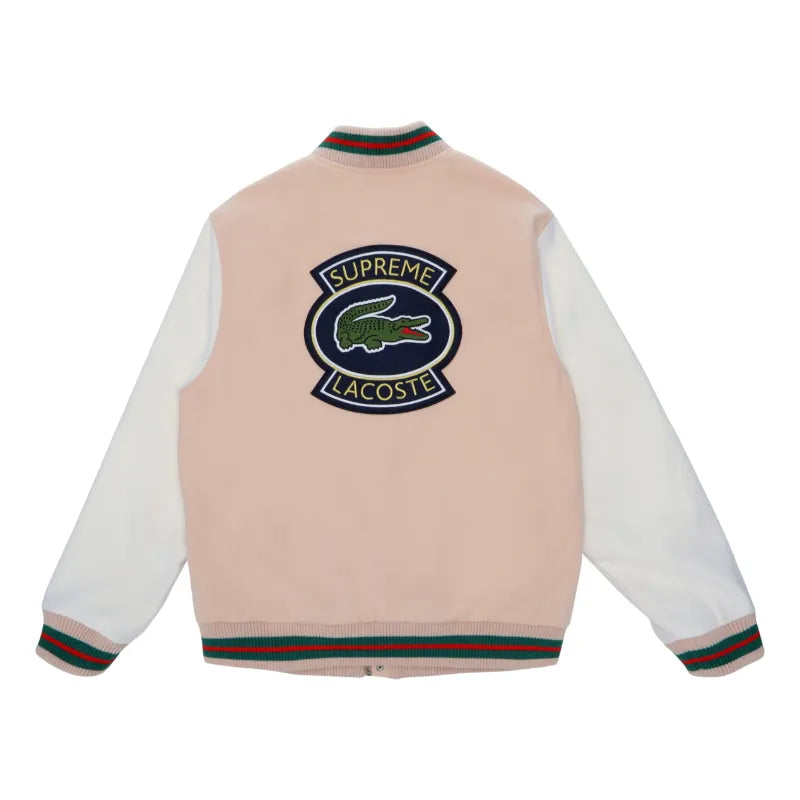 Supremely Lacoste Wool Varsity Jacket