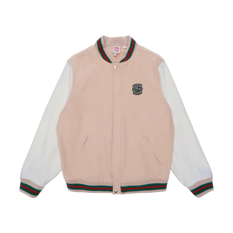 Supremely Lacoste Wool Varsity Jacket