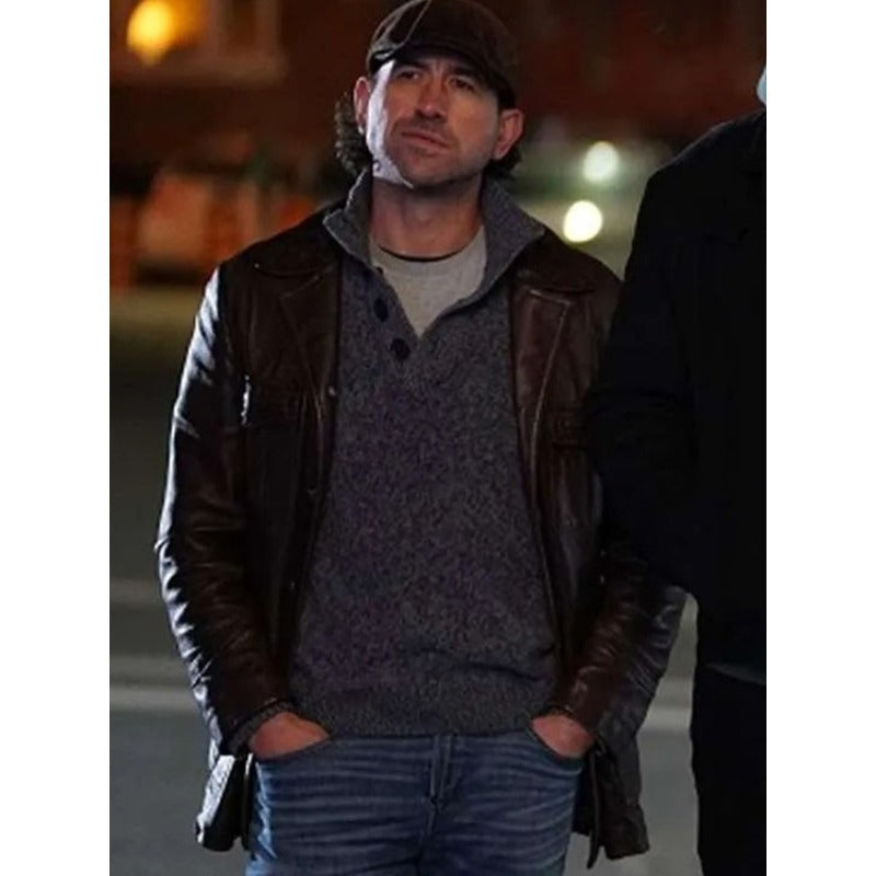 Terry Ryan Shoresy S2 Brown Leather Coat