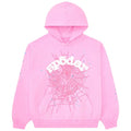 Sp5der OG Web Pink Hoodie