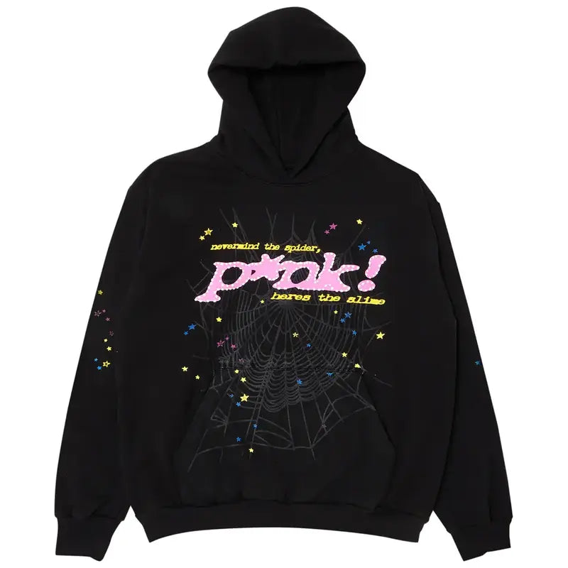 Sp5der P*unk Black Hoodie