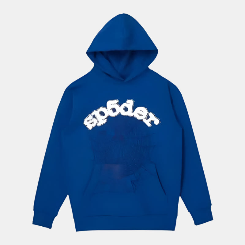 Sp5der Websuit Blue Pullover Hoodie