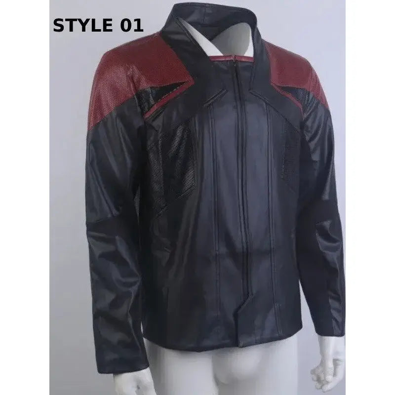 Star Trek Picard Season 3 Captain Riker Leather Jacket
