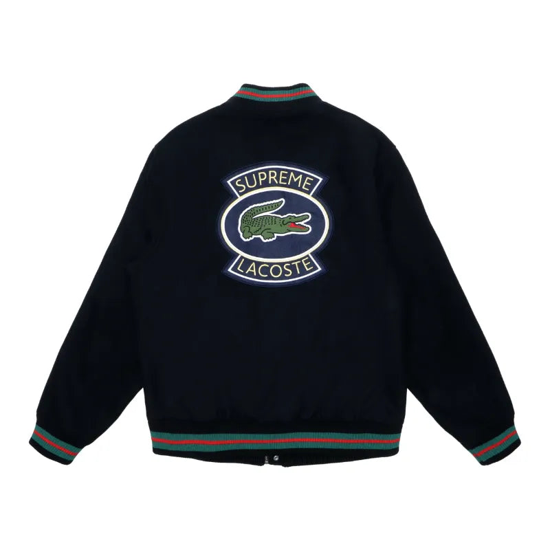 Supremely Lacoste Wool Varsity Jacket