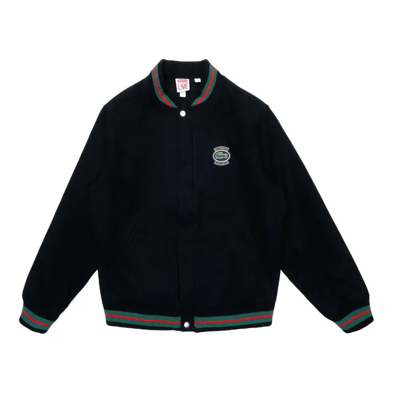 Supremely Lacoste Wool Varsity Jacket