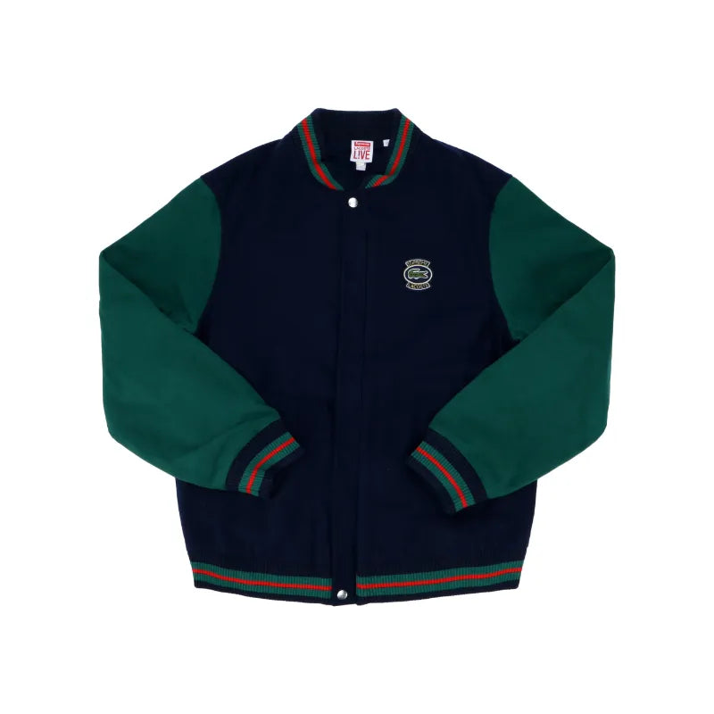 Supremely Lacoste Wool Varsity Jacket