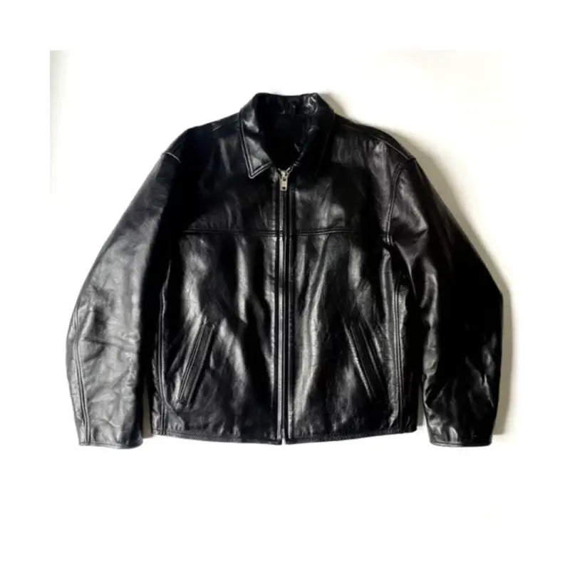 Supremely Yohji Yamamoto Black Leather Jacket