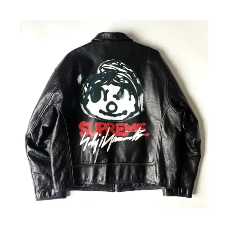 Supremely Yohji Yamamoto Black Leather Jacket