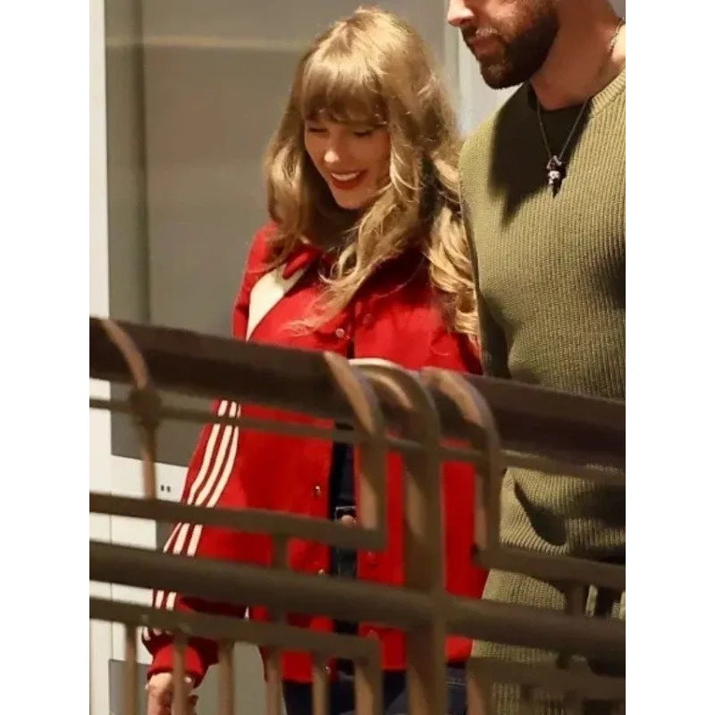 Taylor Swift Sushi Restaurant Red Varsity Jacket