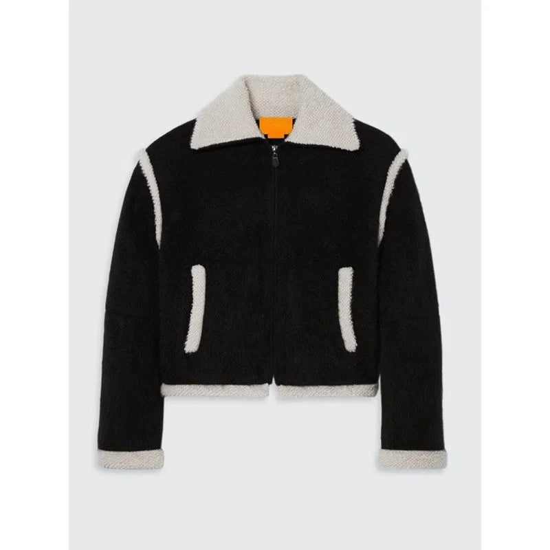 Taylor Swift Guest in Residence Grizzly Black Bomber Jacket
