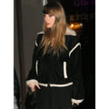 Taylor Swift Guest in Residence Grizzly Black Bomber Jacket
