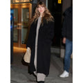 NYC Taylor Swift Oversize Black Coat