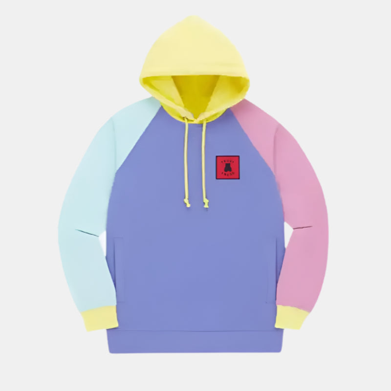 Teddy Fresh Color Block Pullover Hoodie