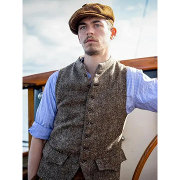 The Ministry of Ungentlemanly Warfare Hero Fiennes Tiffin Brown Vest
