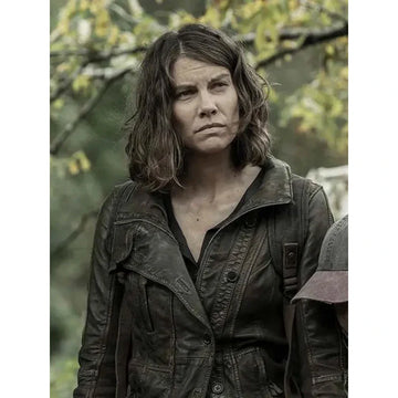 The Walking Dead Dead City Maggie Rhee Leather Jacket