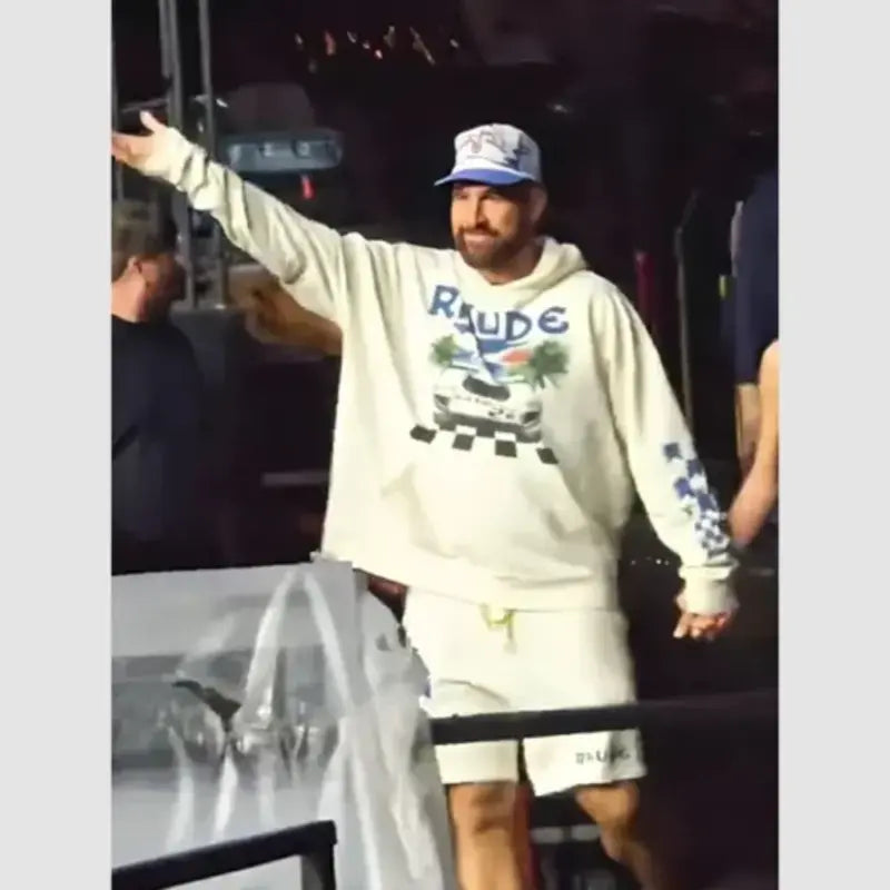 Travis Kelce Amsterdam The Eras Tour Fleece Hoodie