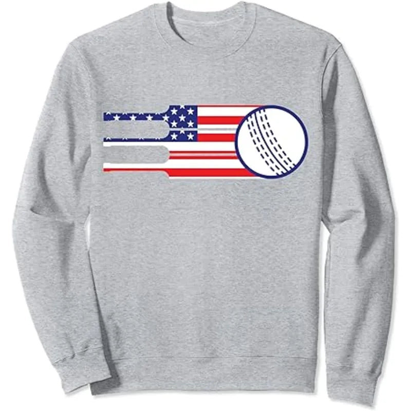 USA Cricket Team American Flag  Sweatshirt