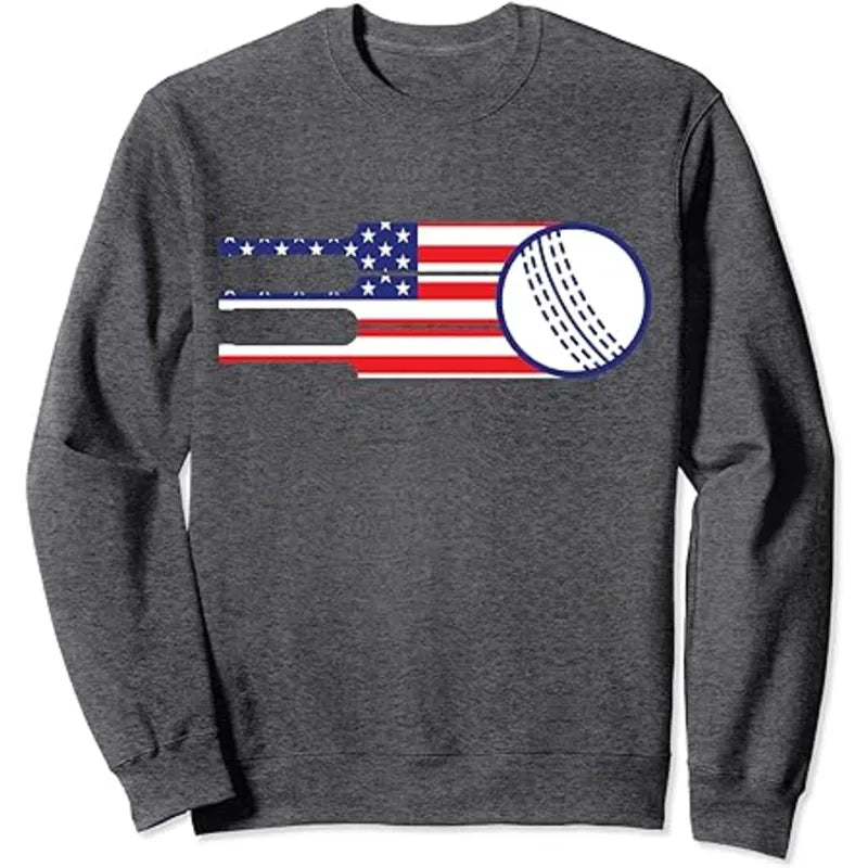 USA Cricket Team American Flag  Sweatshirt
