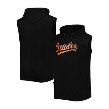 Baltimore Orioles Sleeveless Fleece Hoodie