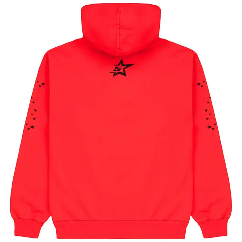 Sp5der P*nk V2 Red Hoodie