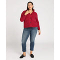 Plus Size Corduroy Utility Jacket