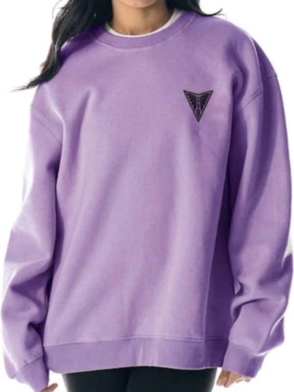 Violet Golden State Valkyries Dye Crew Purple Sweatshirt