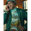 Will Platonic Green Varsity Jacket