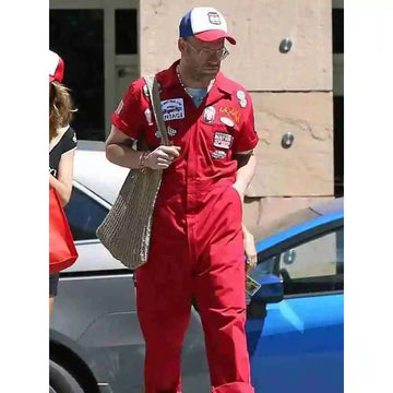 Seth Rogen Platonic 2023 Red Jumpsuit