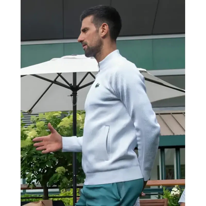 Novak Djokovic Wimbledon 2024 White Jacket