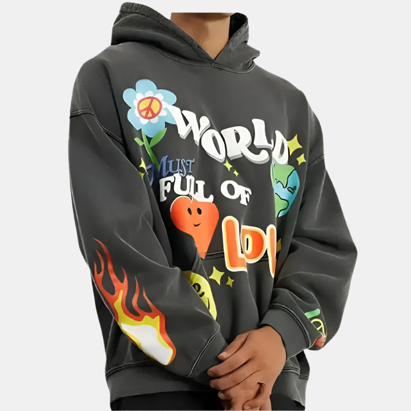 World Of Love Pullover Hoodie