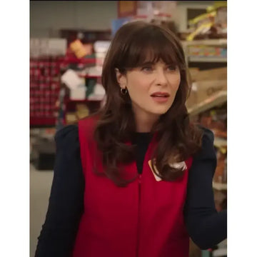 Harold And The Purple Zooey Deschanel Crayon Red Vest