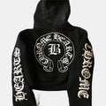 Cropped Chrome Hearts Hoodie