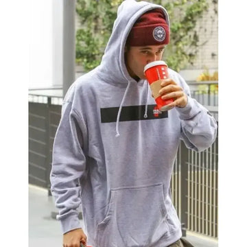 Justin Bieber Grey Fleece Hoodie