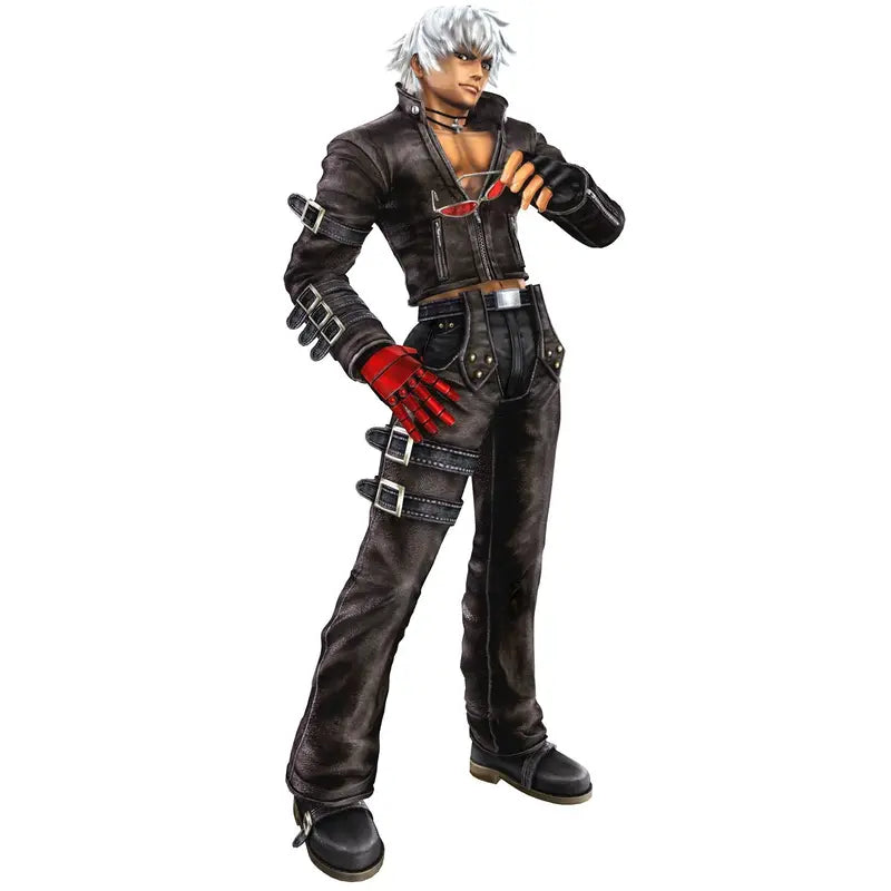 K Dash King of Fighters 99 Black Leather Jacket