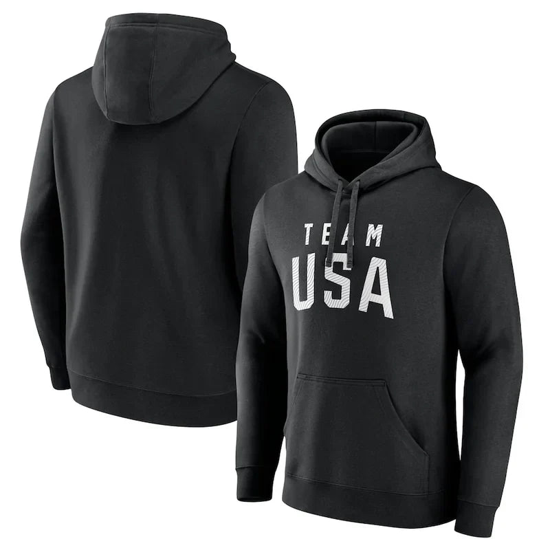 Fanatics Team USA 2024 Olympics Primary Logo Fleece Hoodie