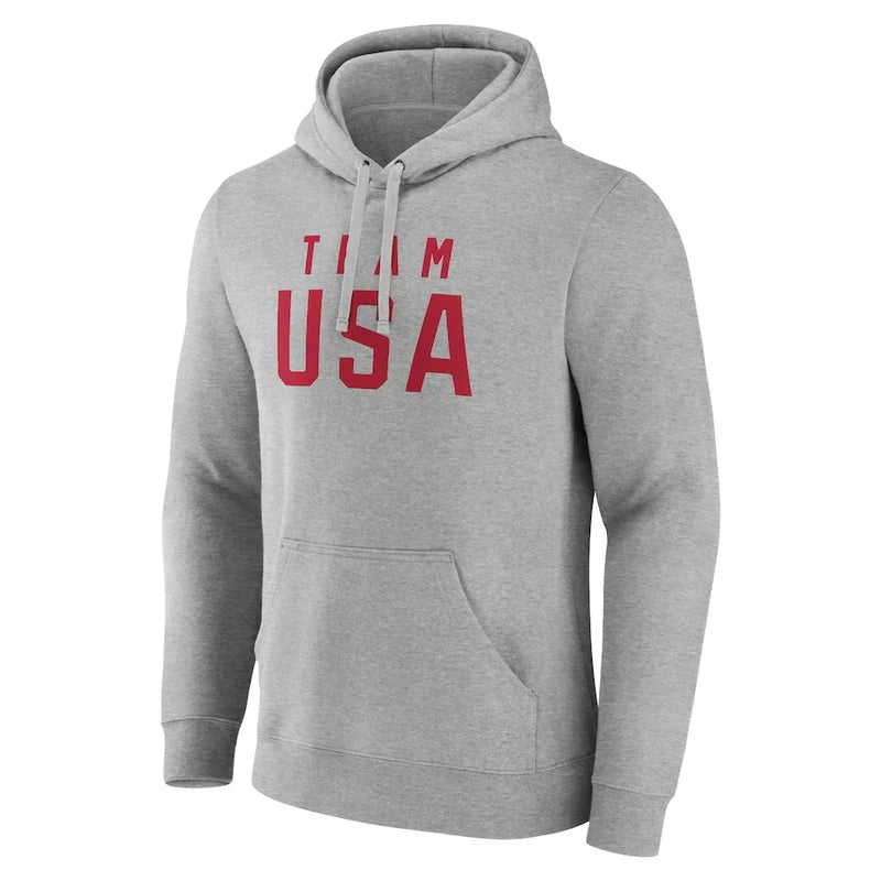 Fanatics Team USA 2024 Olympics Primary Logo Fleece Hoodie