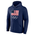 Team USA 2024 Olympics Fanatics Primary Logo Pullover Fleece Hoodie